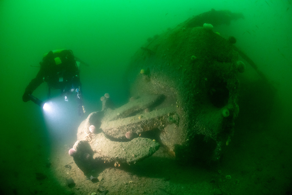 The Coln - Scapa flow scuba dive