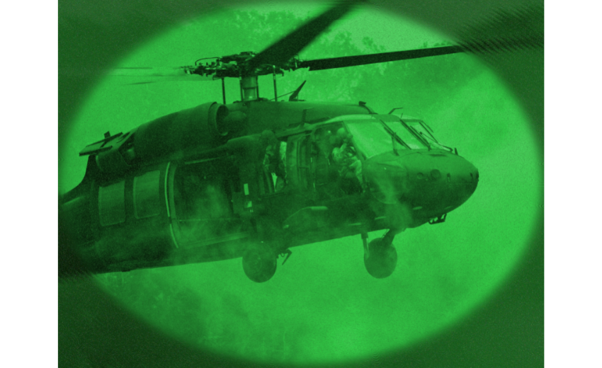 night vision helicopter